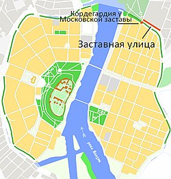 На карте города