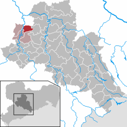 Kaart van Zettlitz