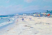 'The Beach, Santa Monica' by John Frost, 1921.jpg