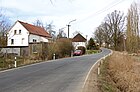 Čeština: Silnice II. třídy 193 v Hvožďanech, části Úněšova English: Road No 193 in Hvožďany, part of Úněšov, Czech Republic.