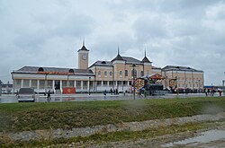 Spoorzijde van het station (2018)