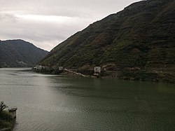 県内を流れる漢江