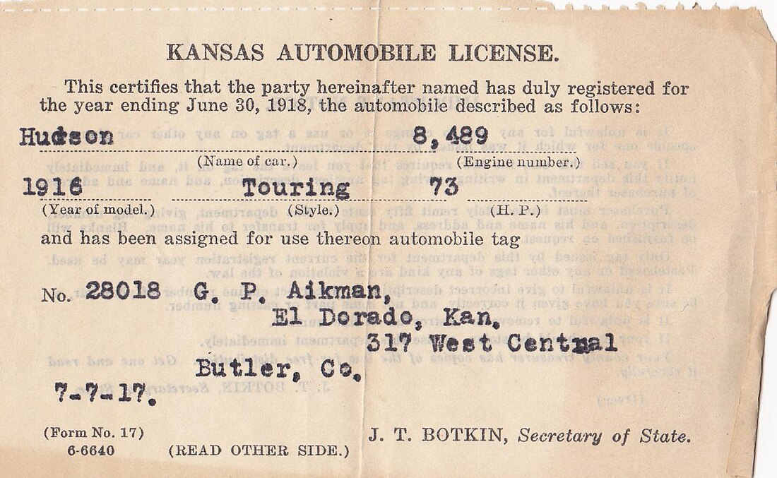 File:1917 auto registration license.jpg