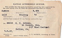 1917 auto registration license.jpg