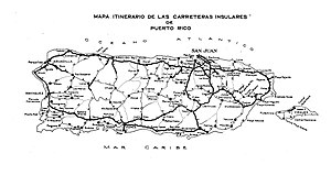 Highways in P.R. August 1928