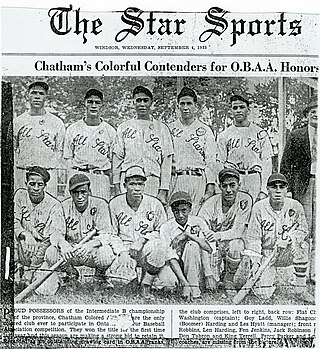 <span class="mw-page-title-main">Chatham Coloured All-Stars</span> Canadian amateur baseball team