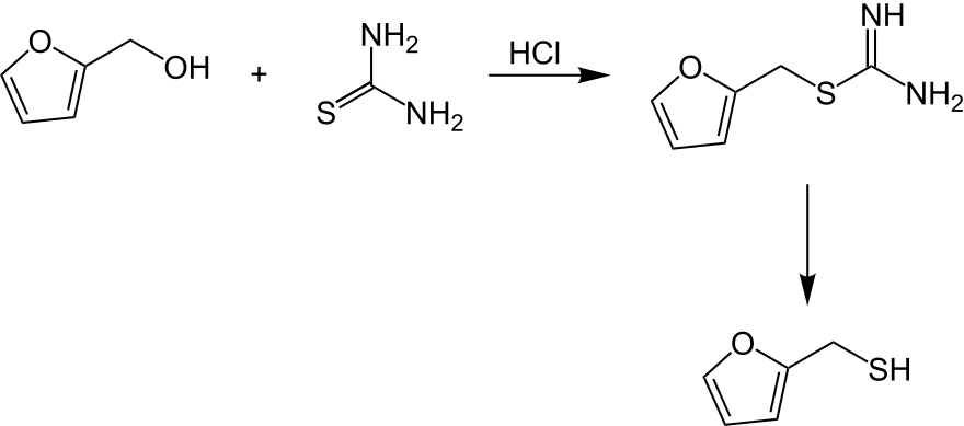 Синтез 2 0. 2-Фурфурилтиол. Малеимид + фуран.