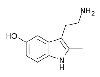 2-Methyl-5-hydroxytryptamine chemical compound