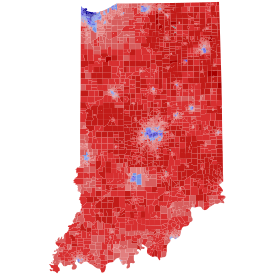 2016 Indiana Attorney General election results by Precinct.svg