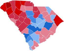 2016 U.S. House elections in South Carolina by county.svg