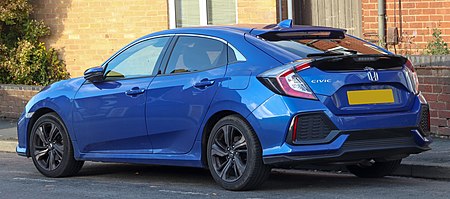 ไฟล์:2017_Honda_Civic_EX_VTEC_CVT_1.0_Rear.jpg