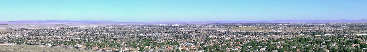 Panorama of Antelope Valley, California