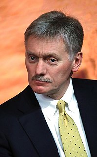 Dmitry Peskov Russian politician and diplomat (born 1967)