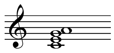 C major chord with added sixth (C6) Play (help·info)