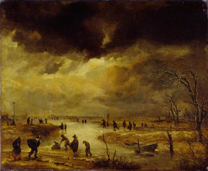 File:Aert van der Neer (1603-1677) - A Winter Scene - P159 - The Wallace Collection.jpg