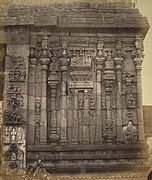 A carved Gopuram of Narasimha Temple, Ahobilam