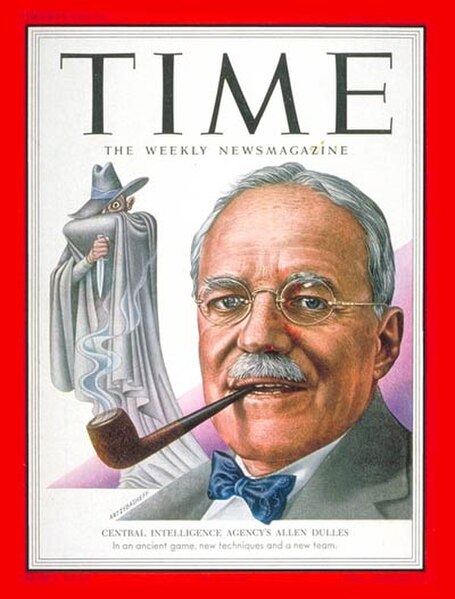 CIA director Allen Dulles on the cover of Time magazine in 1953