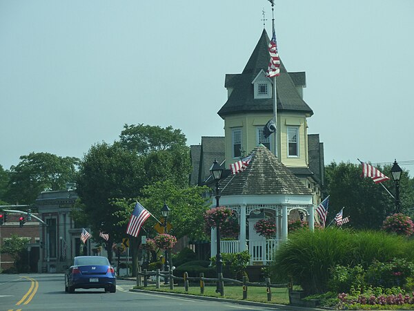The Triangle in downtown Amityville