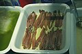 Anchovies filleted in oil