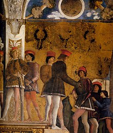 Andrea Mantegna, Camera degli Sposi, particolare.