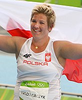 Die aktuelle Olympiasiegerin Anita Włodarczyk errang ihren zweiten WM-Titel nach 2009 – ihre Siegesserie sollte sich noch fortsetzen