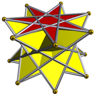 Heptagrammic crossed-antiprism polyhedron with 16 faces