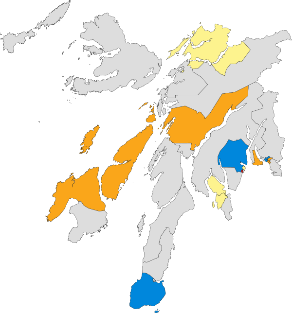Argyll and Bute Council election, 1999.svg