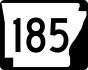 Highway 185 marker