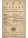 Titelseite von „The Art of Cookery“