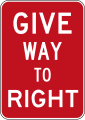 osmwiki:File:Australian road sign - Give Way To Right.svg