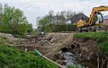 Neubau der Brücke an der Fritz-Reuter-Straße über den Althöfer Bach 2013