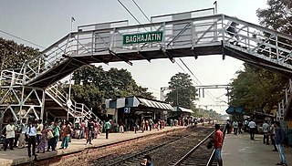 <span class="mw-page-title-main">Baghajatin railway station</span> Railway station in West Bengal, India