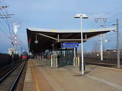 So kommt man zu Bahnhof Wien Simmering mit den Öffentlichen - Mehr zum Ort Hier