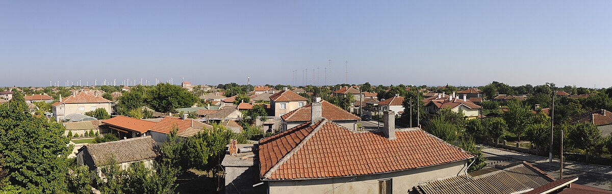 Панорамен изглед от Българево