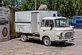 * Nomination Barkas B 1000 prison vans at Technik-Museum Pütnitz, Ribnitz-Damgarten --MB-one 22:55, 6 November 2020 (UTC) * Promotion Denoising necessary. --Ermell 23:06, 6 November 2020 (UTC)  Done Thanks for the review. --MB-one 20:24, 7 November 2020 (UTC)  Support Good quality. --Ermell 08:45, 8 November 2020 (UTC)