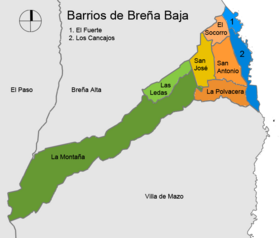 Barrios de Breña Baja.