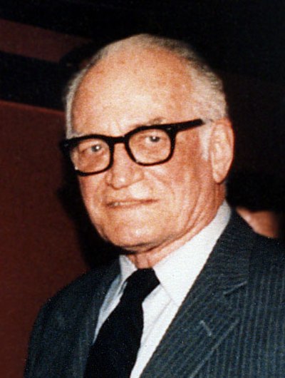 Senator Barry Goldwater, former Chairman of the Senate Armed Services Committee