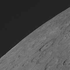 Oblique view from MESSENGER