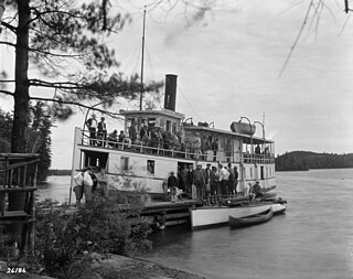 <i>Belle of Temagami</i> Canadian wooden steamboat