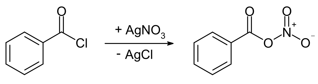 Синтез нитратов. C7h5o радикал бензоил.