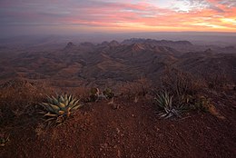 Sunset in Big Bend National Park Big Bend South Rim sunset.jpg