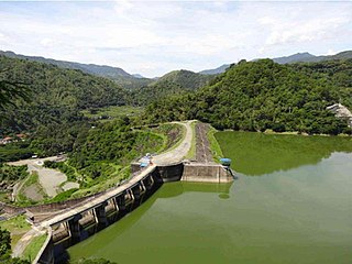 Binga Dam Dam in Brgy. Tinongdan, Itogon, Benguet