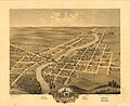 Bird's eye view of Anoka, Anoka County, Minnesota 1869. LOC 73693450.jpg