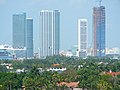 Construction progress of the northern portion of the Biscayne Wall on 3/28/2008