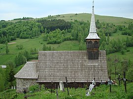 Kayu gereja Ortodoks di Geogel desa (1751)