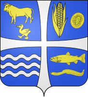 Blason ville fr Sainte-Marie-de-Gosse 40.svg