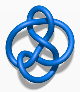 6₃ knot Mathematical knot with crossing number 6