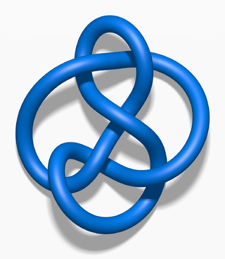 6<sub>3</sub> knot Mathematical knot with crossing number 6