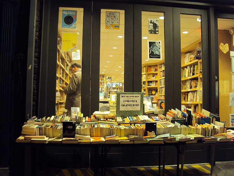 File:Bookstore in Greenwich Village @ 1030 PM (4592975331).jpg