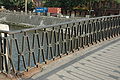 Borisov bridge, fence. St Petersburg, Obvodnyi Canal.